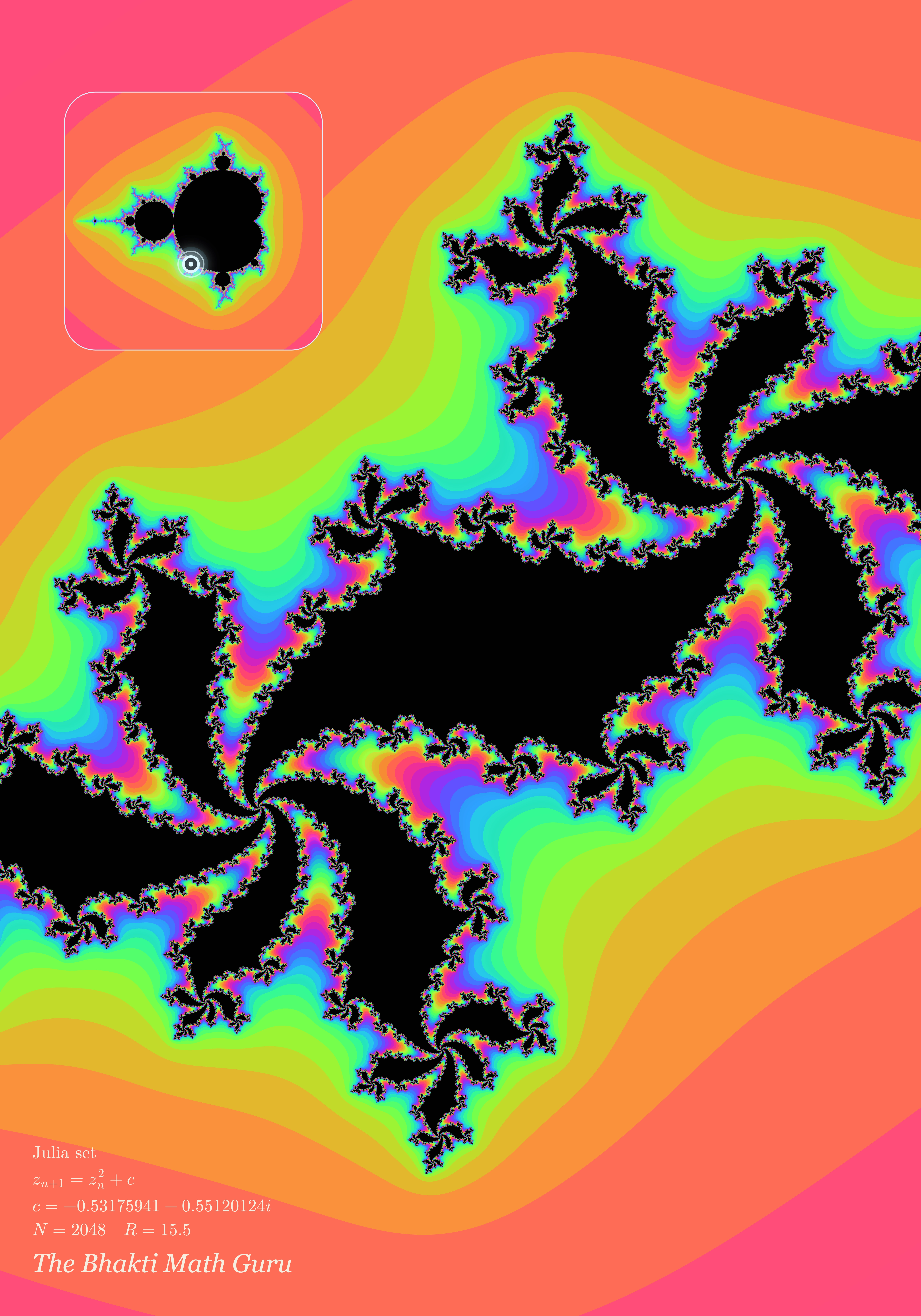 A Julia set from Mathematics